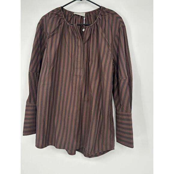 EVERLANE The Silky Cotton Balloon Sleeve Top - Picture 5 of 10